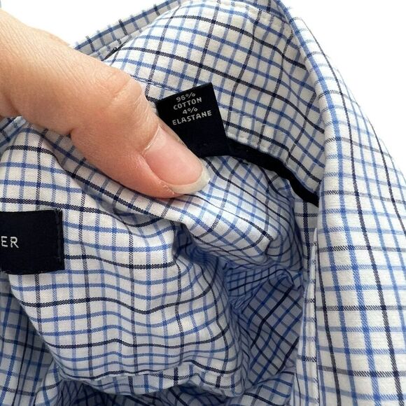 Tommy Hilfiger Blue Checked Button Up M - Picture 5 of 5
